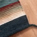 VTG Mexican Hand Woven Pictorial Roadrunner Wool Rug Saddle Blanket 24.5”x18”