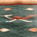 VTG Mexican Hand Woven Pictorial Roadrunner Wool Rug Saddle Blanket 24.5”x18”