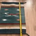 VTG Mexican Hand Woven Pictorial Roadrunner Wool Rug Saddle Blanket 24.5”x18”