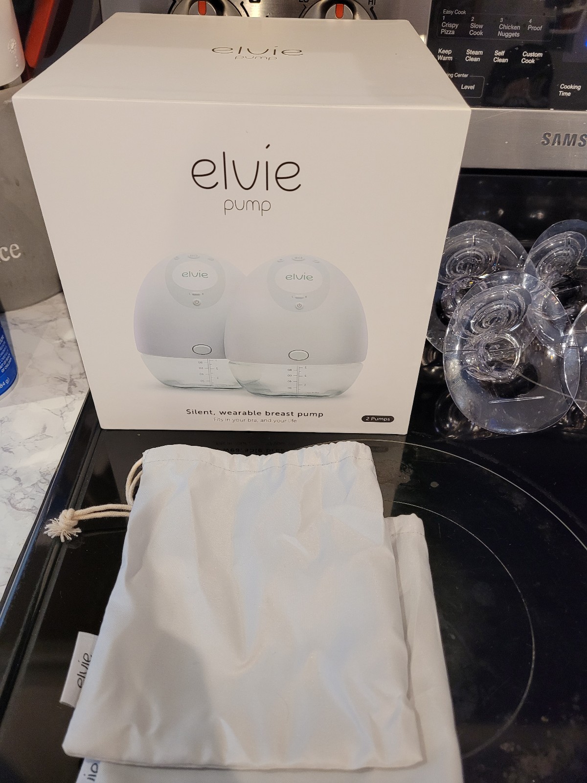 elvie double electric breast pump