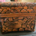 Antique Chinese box Victorian carved bird box sweetheart chest ornate Baroque