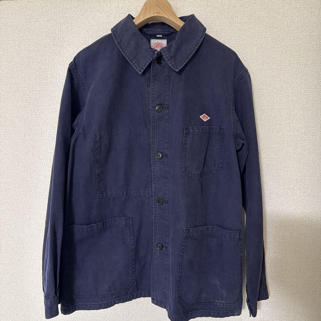 Unisex Long French Coverall Cotton Jacket — Navy – La Garçonne