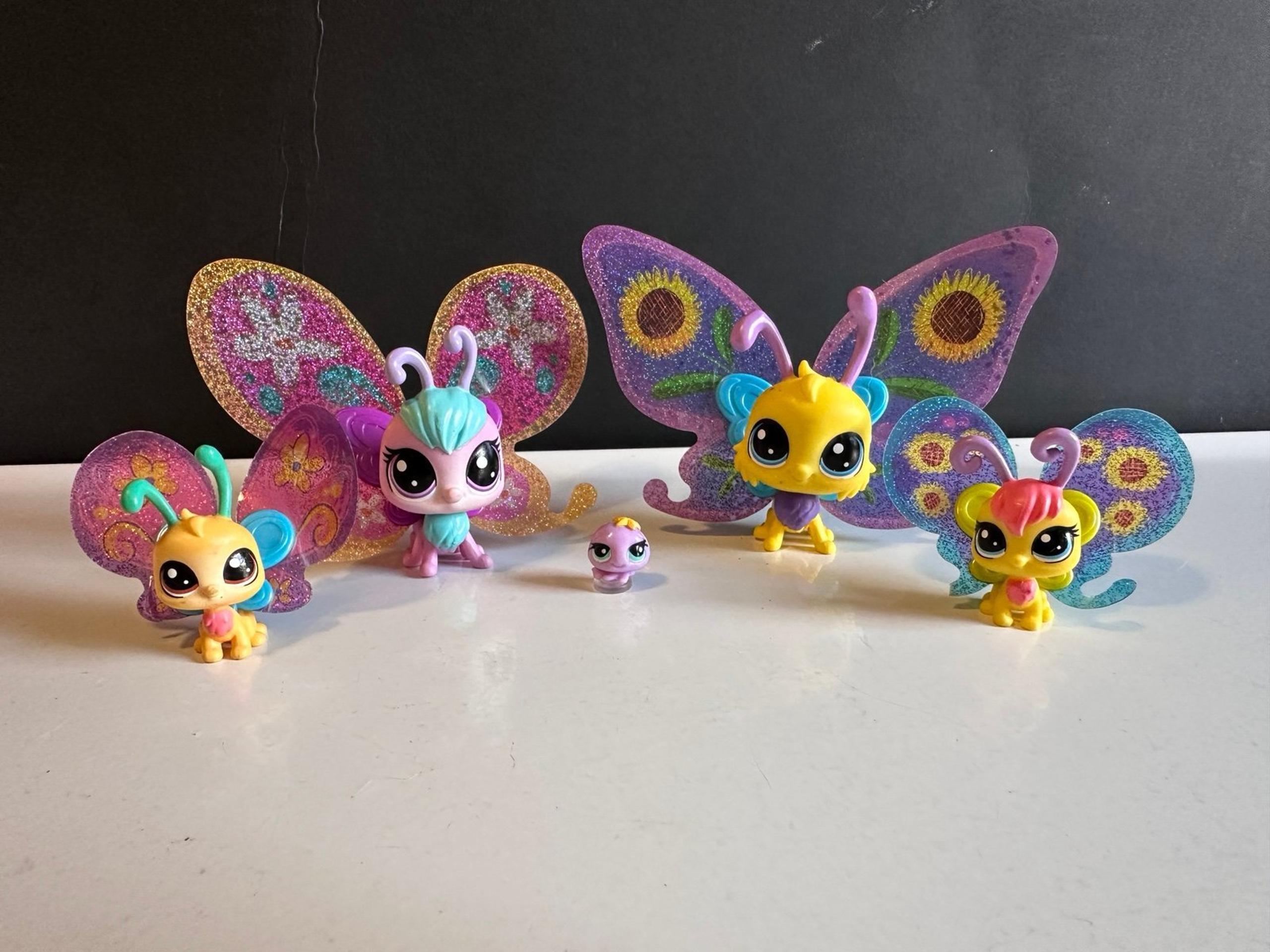Hasbro LPS Littlest Pet Shop Fancy Flutters Lot of 5 Figures