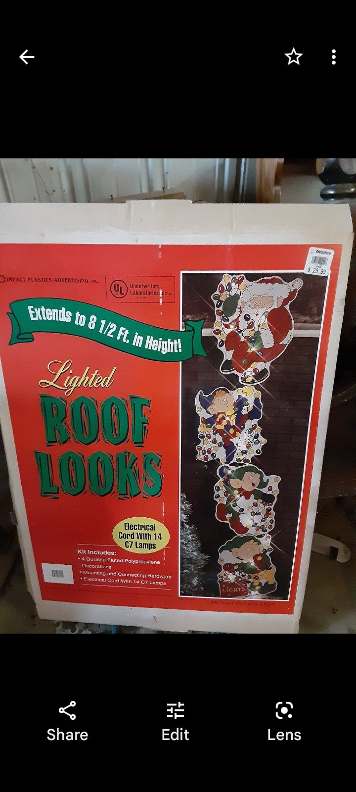 Vintage Christmas decorations
