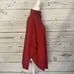 Chicos Sweater Womens S/m Royal Red Popcorn Funnel Chanti Poncho Open Stitch
