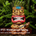 Solar Tiki Statue Outdoor Decor Garden Guitar Decorations