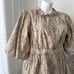 Let Me Be Anthropologie Celeste Fish Print Peasant Puff Sleeves Mini Dress 14