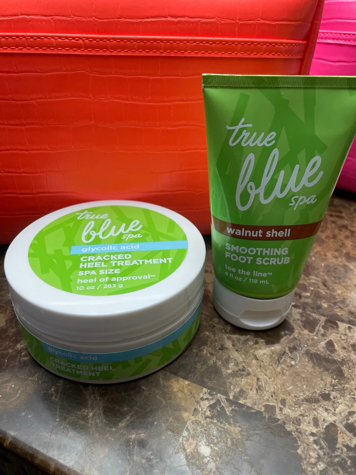 True blue spa cracked heel treatment and foot scrub