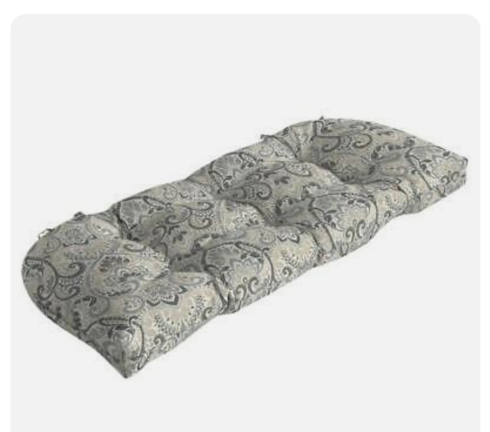 Wicker Settee Cushion