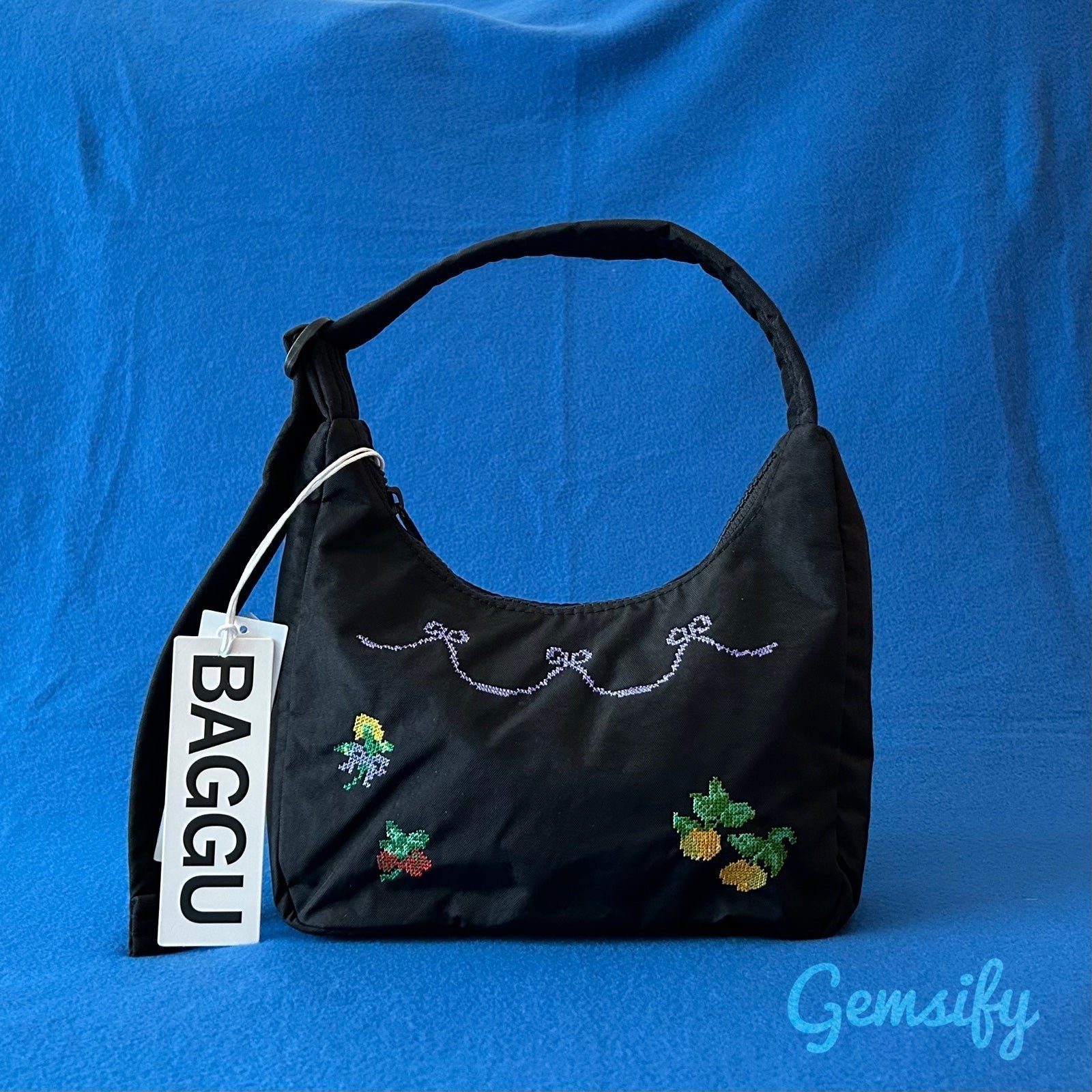 BAGGU - Cross Stitch Mini Shoulder Bag [NWT] [TIME-LIMITED DEAL]