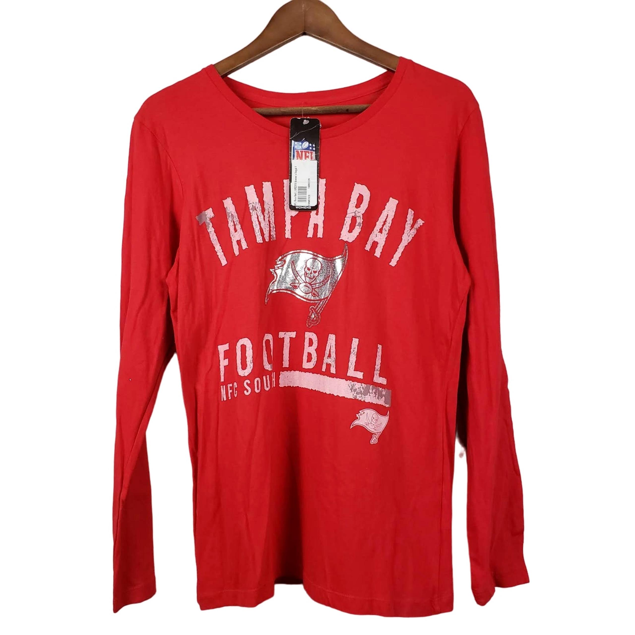 NEW! Majestic NFL Tampa Bay Scoop Tee - L