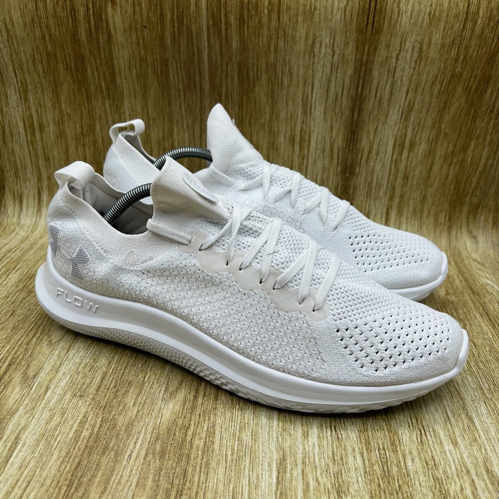 Under Armour Flow Velociti SE Men's Size 12 White Running Shoes 3024016-104