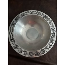 The WILTON CO Round Reggae Platter Bowl Armetale Pewter Large Round