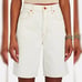 SLVRLAKE London Relaxed Fit High Waist Denim Bermuda Shorts Size 29 NWT …