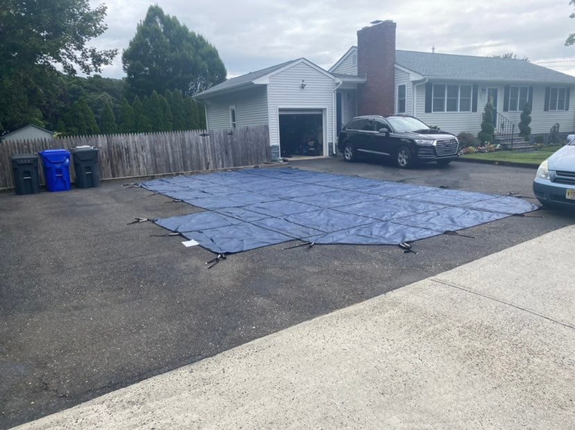 98% sun blocking mesh pool cover