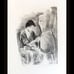 Raphael Soyer Seamstress II Black/White