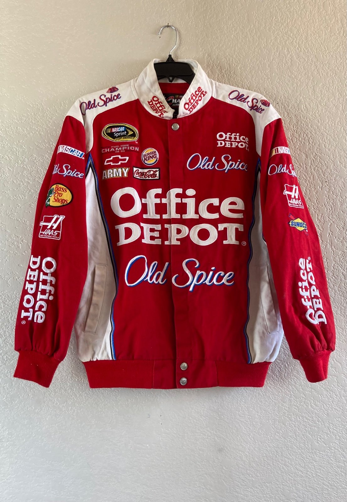 NASCAR Chase Authentics Office Depot Tony Stewart Jacket