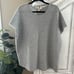 Michael Kors Gray Cashmere Oversized Ribbed Sweater Poncho Sleeveless Size Small