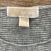 Michael Kors Gray Cashmere Oversized Ribbed Sweater Poncho Sleeveless Size Small