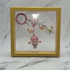 Pop Mart AUTHENTIC POP BEAN Keychain Bag Pendant Handmade Decorations Code 126