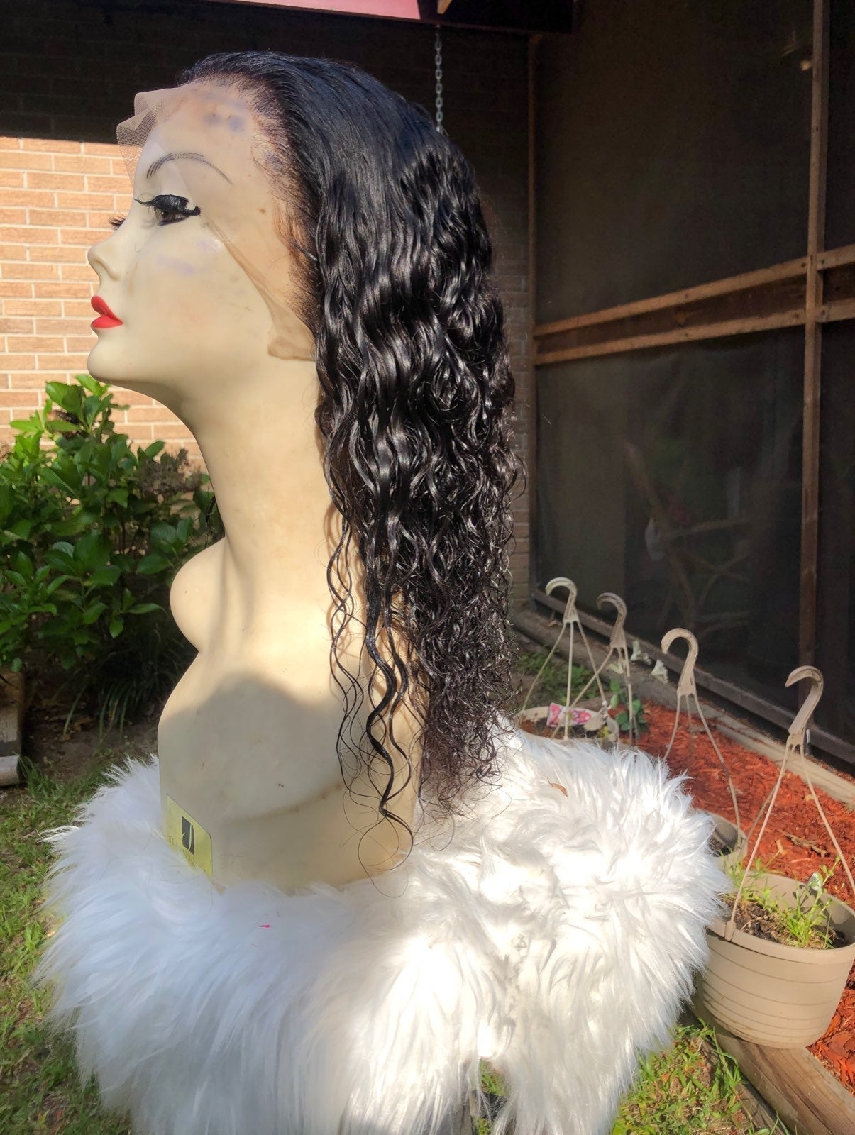 Lace Frontal curly wet & wavy unit 18
