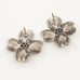 Vintage Sterling Silver Dogwood Flower Stud Earrings by Beau