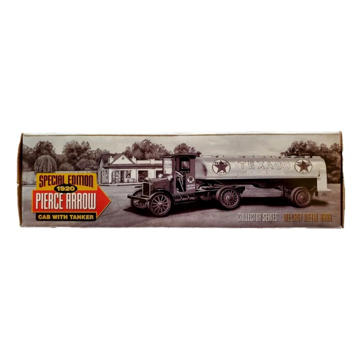 Texaco Special Edition 1920 Pierce Arrow Cab with Tanker Die-Cast Metal Coin Ban