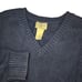 L.L. BEAN Mens Vintage Navy Blue Long Sleeve V Neck Pullover Sweater - Large