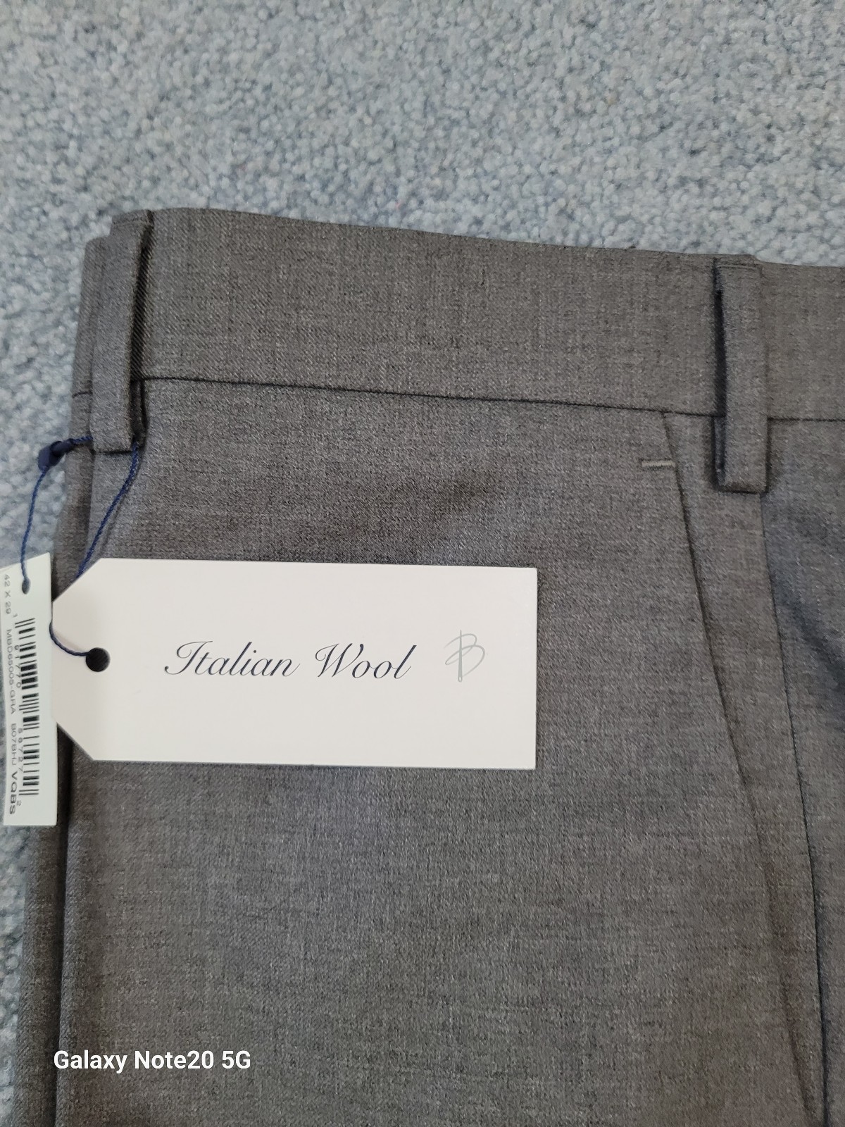 Mens Italian wool dress slacks
