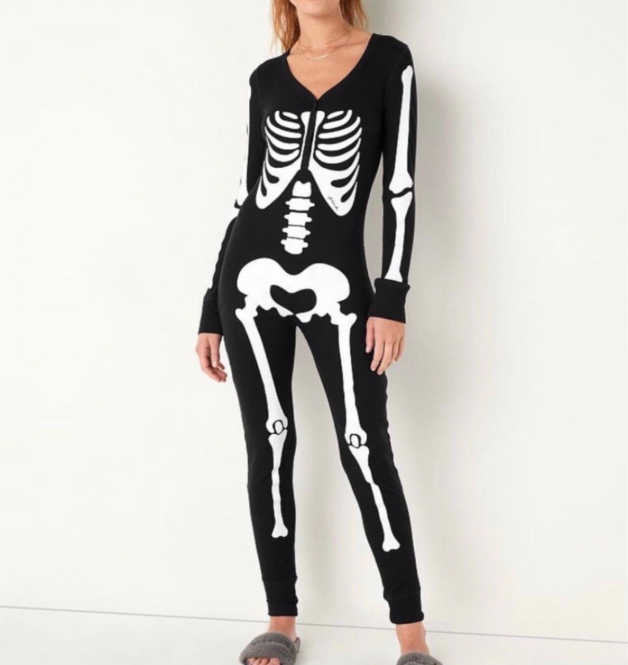PINK Skeleton Onesie
