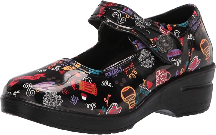 Women's Letsee Clog 7 Hot Coffee Black Patent