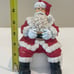 VTG 1998 Christmas Santa Ledge Sitting Figure By House Of Lloyd