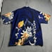 Vintage DragonBall Z Button Down Shirt Men's Size 2XL Anime Saiyan Short Sleeve