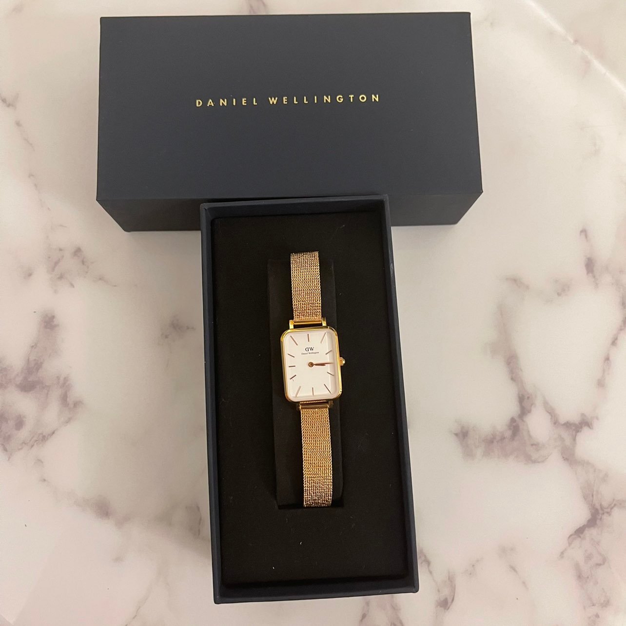 Daniel Wellington QUADRO PRESSED EVERGOLD watches