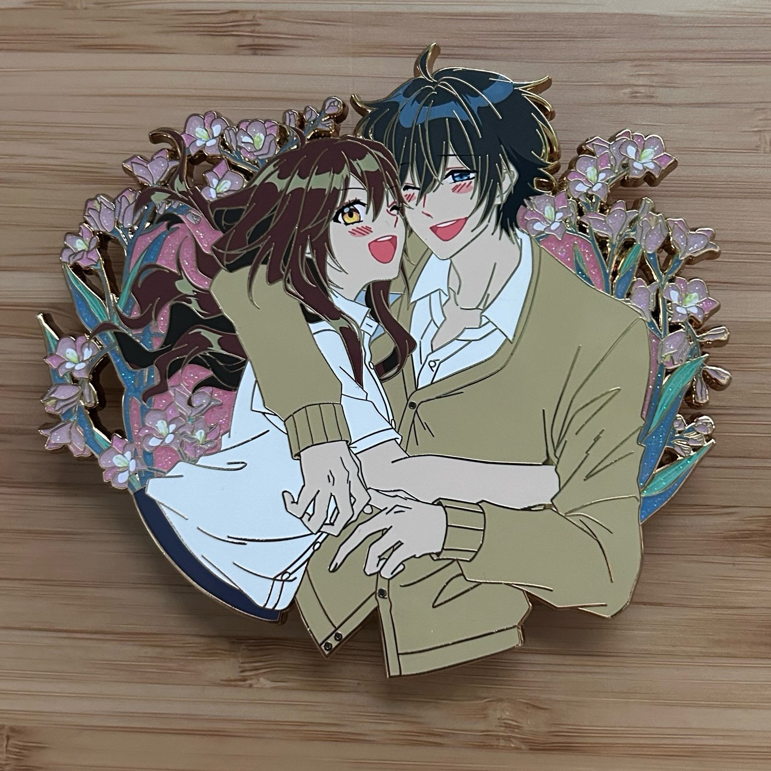Horimiya/Hori-san to Miyamura-kun Romance Couple Enamel Pin (Minty / Mintyxpins)