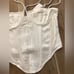 Market White Corset M NWT