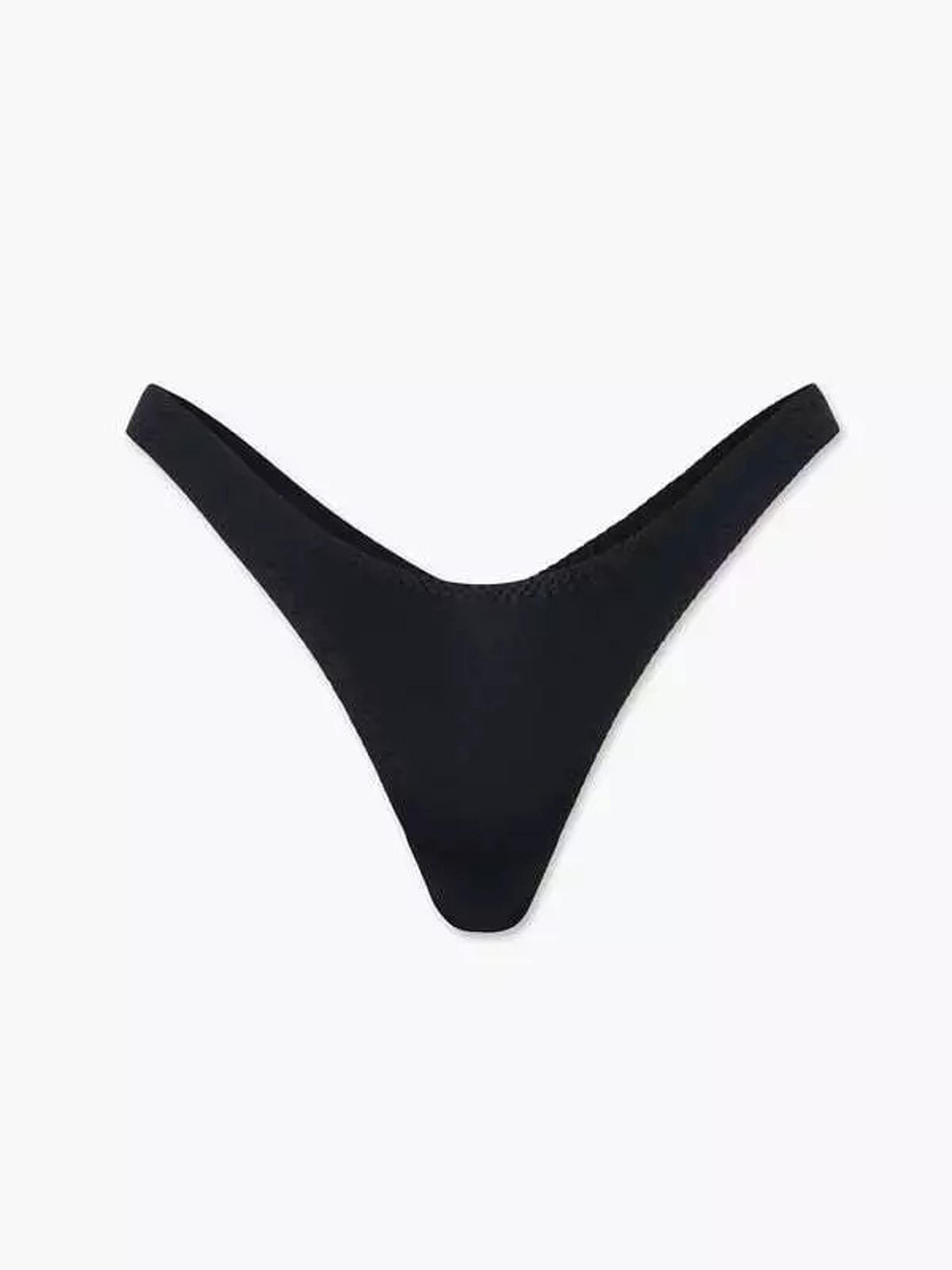 Savage X Fenty Performance Teensy Thong Panty, NEW, Caviar Black, 3X 3XL