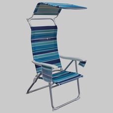 Caribbean Joe 4-Position Canopy Beach Chair