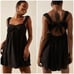 Free People Blissful Mini Dress - Black
