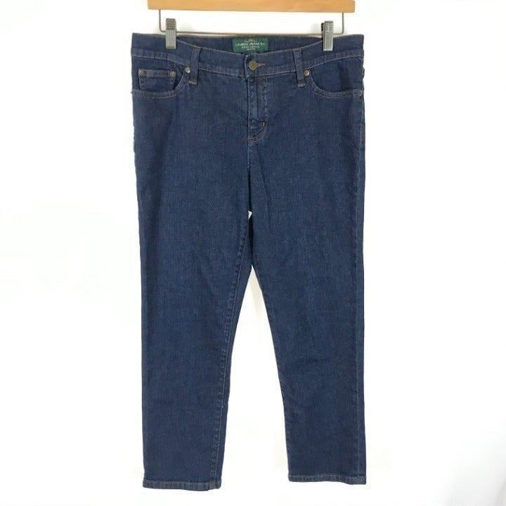 Ralph Lauren Tapered Leg Cropped Jeans