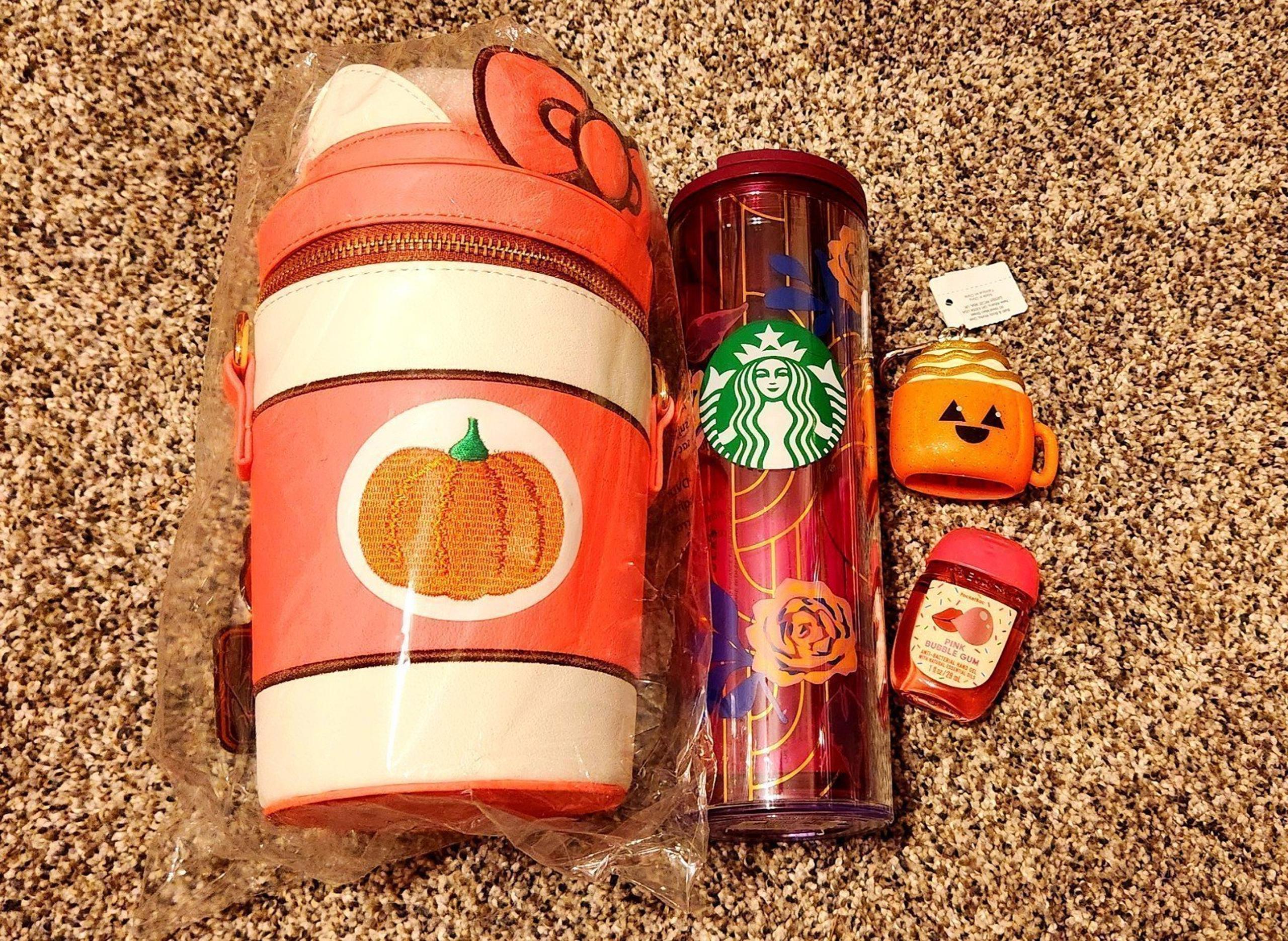 2 pc pumpkin spice / Fall / Halloween / Loungefly / hello kitty set