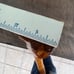 1989 Handmade wooden walking stick with inscription from artisan