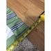 POTTERY BARN Kids Green Stripe Double Width Curtains Drapes Panels 85 x 81 Set 2