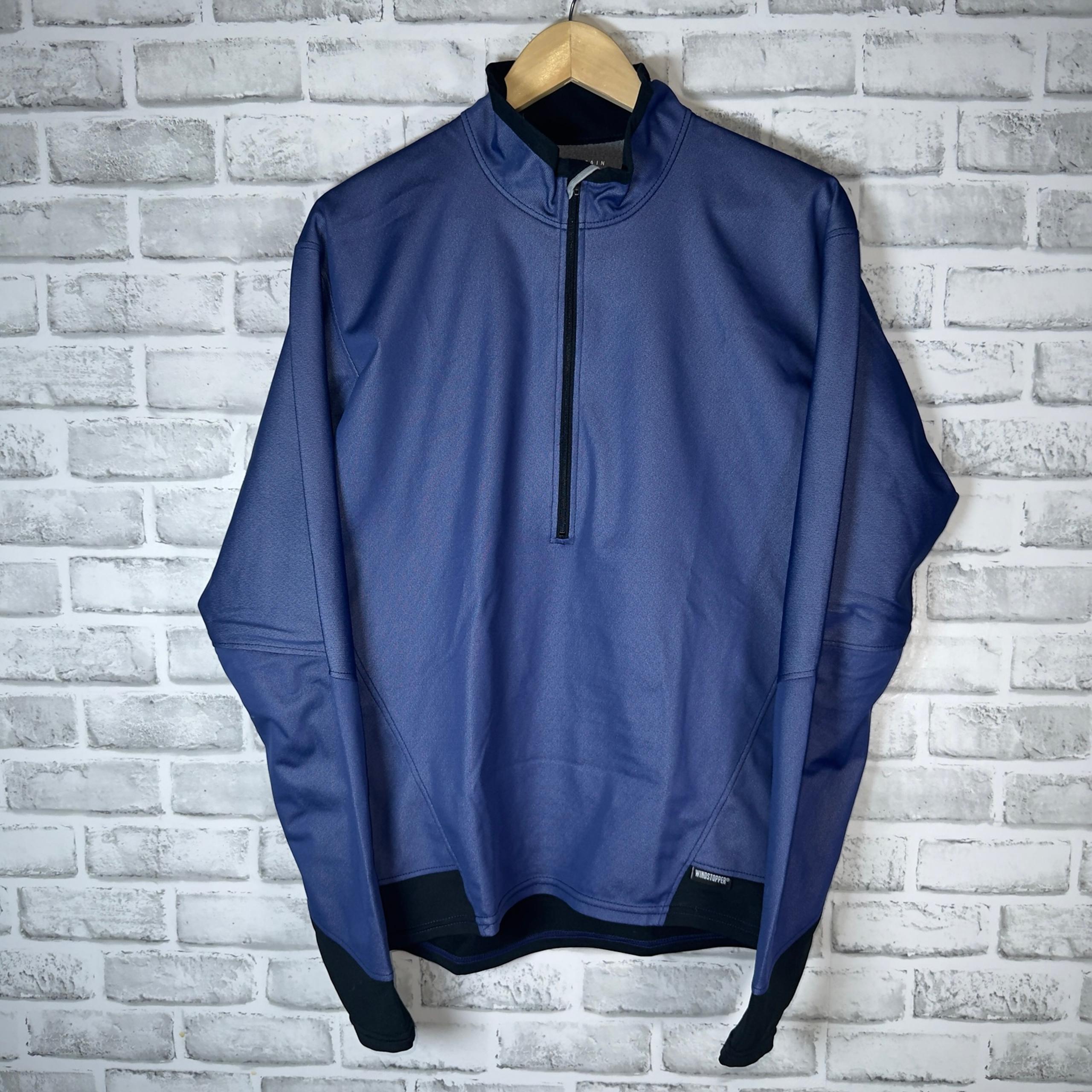 Mountain HardWear Windstopper Blue Half Zip Pullover Jacket Mens Size L USA