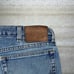Vintage Wrangler Jeans Baggy Wide Leg Fit Light Wash Denim Fleece Lined 90s