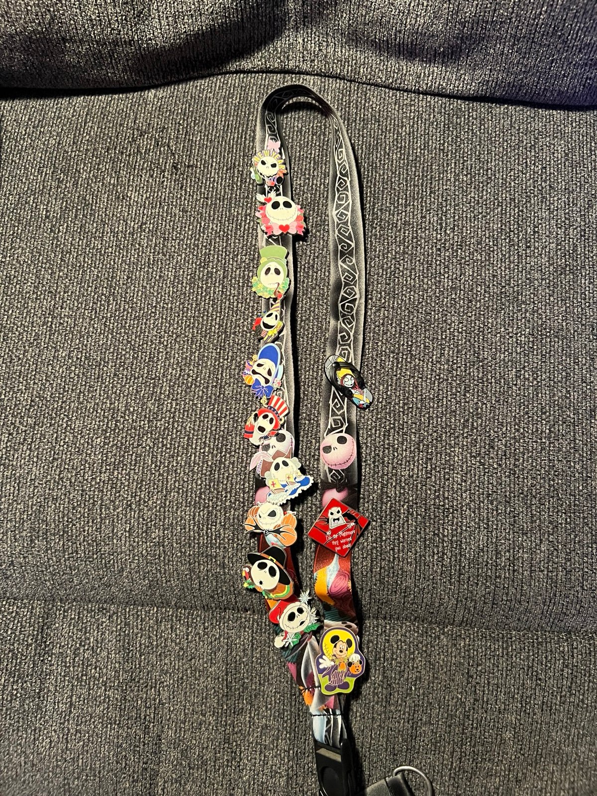 Disney lanyard nightmare before Christmas