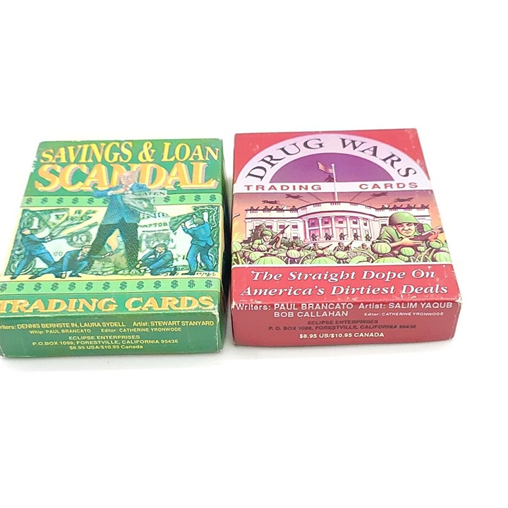Lot Savings & Loan Scandal & Drug Wars Trading Cards (Eclipse