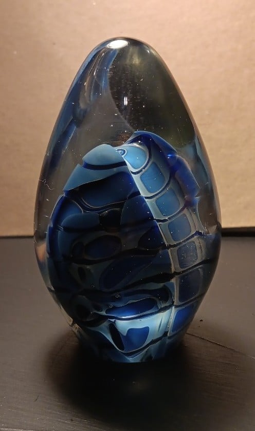 glass paperweight