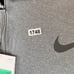 NEW Nike Nike Pro Dri-FIT 1/4-Zip Hyper Dry Training Pullover Gray Mens Size XL