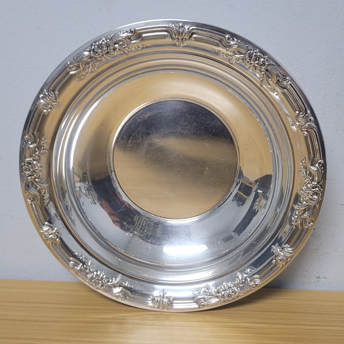 Wild Rose International B196 Sterling Silver 925 Vintage Candy Dish Nut Bowl